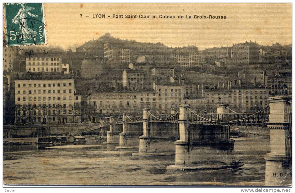 LYON 4 - Pont Saint-Clair Et Coteau De La Croix-Rousse - Lyon 4