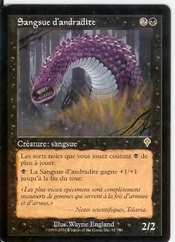 Sangsue D´andradite        Invasion - Cartes Noires