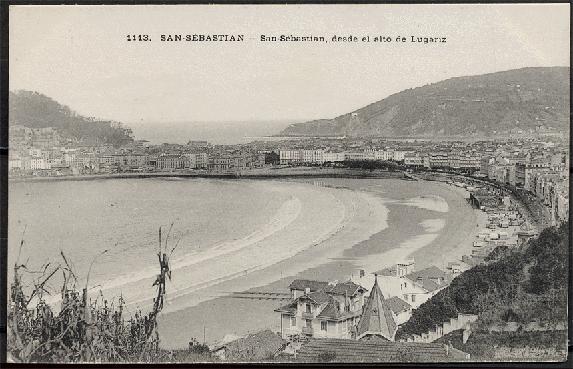 SAN SEBASTIAN Desde El Alto De Lugariz - 1113, écrite Au Dos - Autres & Non Classés