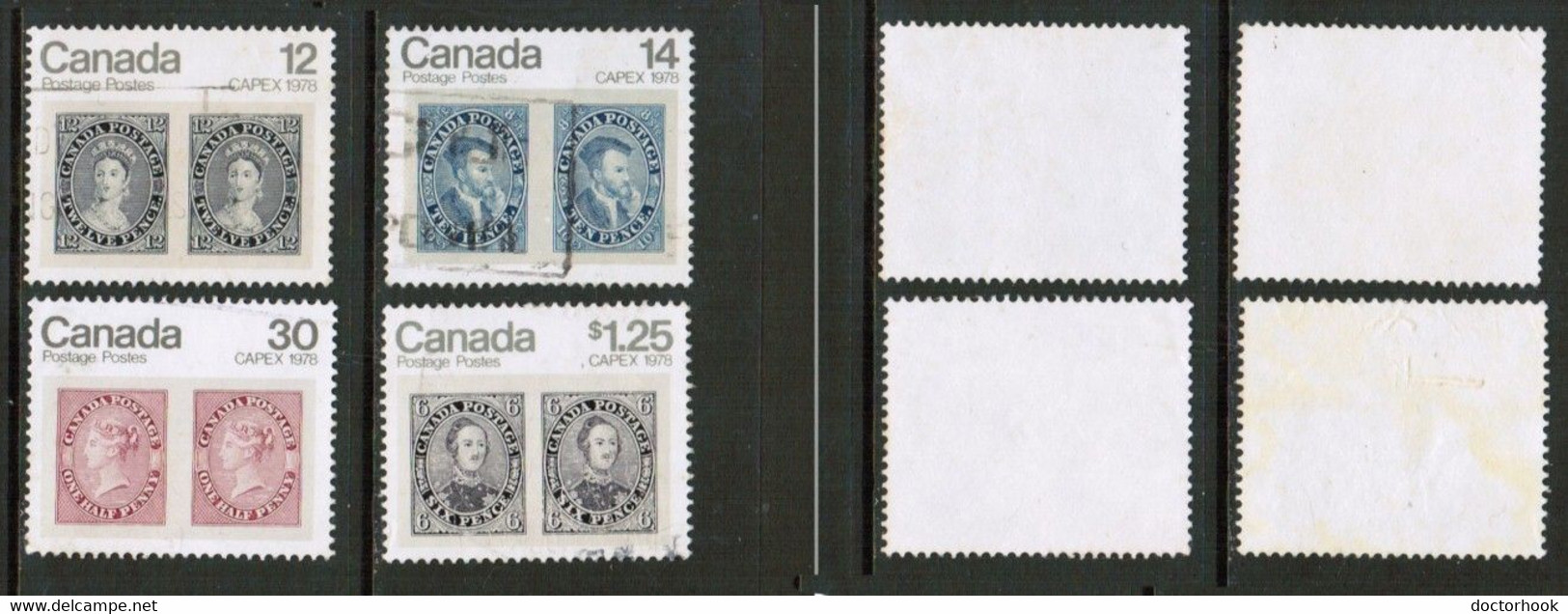 CANADA   Scott #753-6 USED (CONDITION AS PER SCAN) (WW-1-1) - Used Stamps
