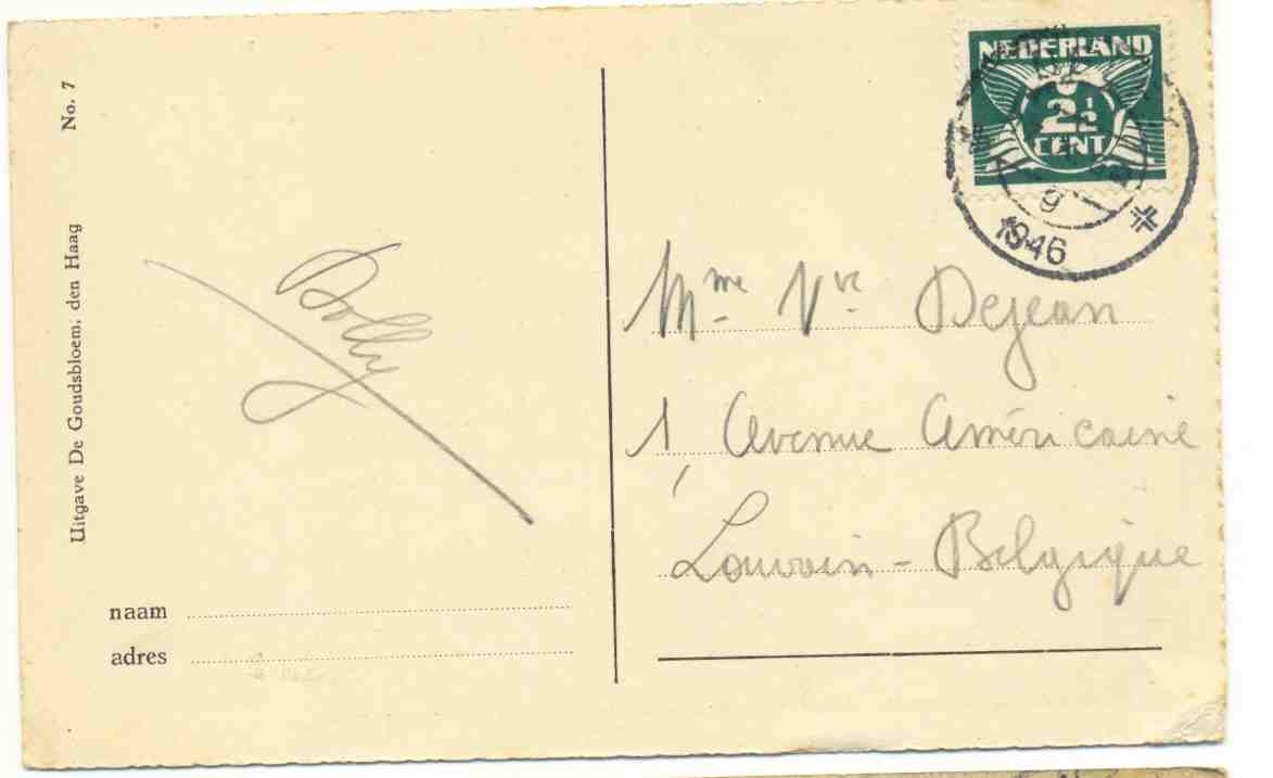 Delft, Prinsenhof , 1946 , Stempel Delft , Zie Scans (ned 50) - Delft