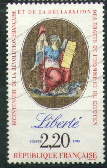 #2854 - France/Liberté Yvert 2573 Obl - Révolution Française