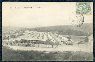 Camp De LA COURTINE - Les Tentes - La Courtine