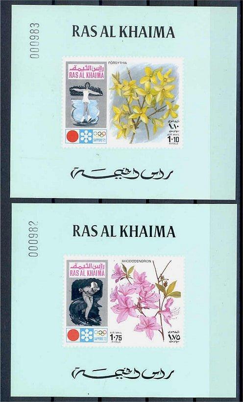 RAS AL KHAIMA, 6 PROOFS - SAPPORO 1972 - OLYMPIC GAMES! - Winter 1972: Sapporo