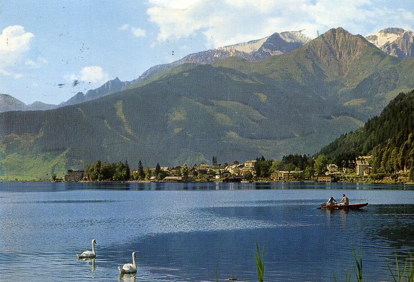 ZELL AM SEE, Die Perle Der Alpen - Idyll Am Zeller See, Dahinter : Hoh. Tenn, 3368 M, Und Imbachhorn, 2472 M - Zell Am See