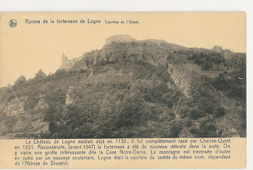 Logne Ruines De La Ferteresse (b463) - Ferrieres