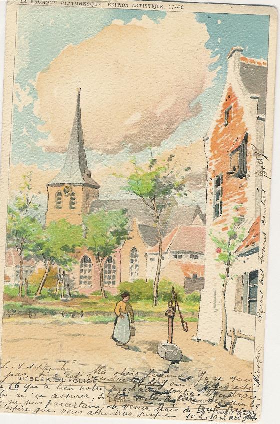 Dilbeek L´eglise 1904 (i088) - Dilbeek