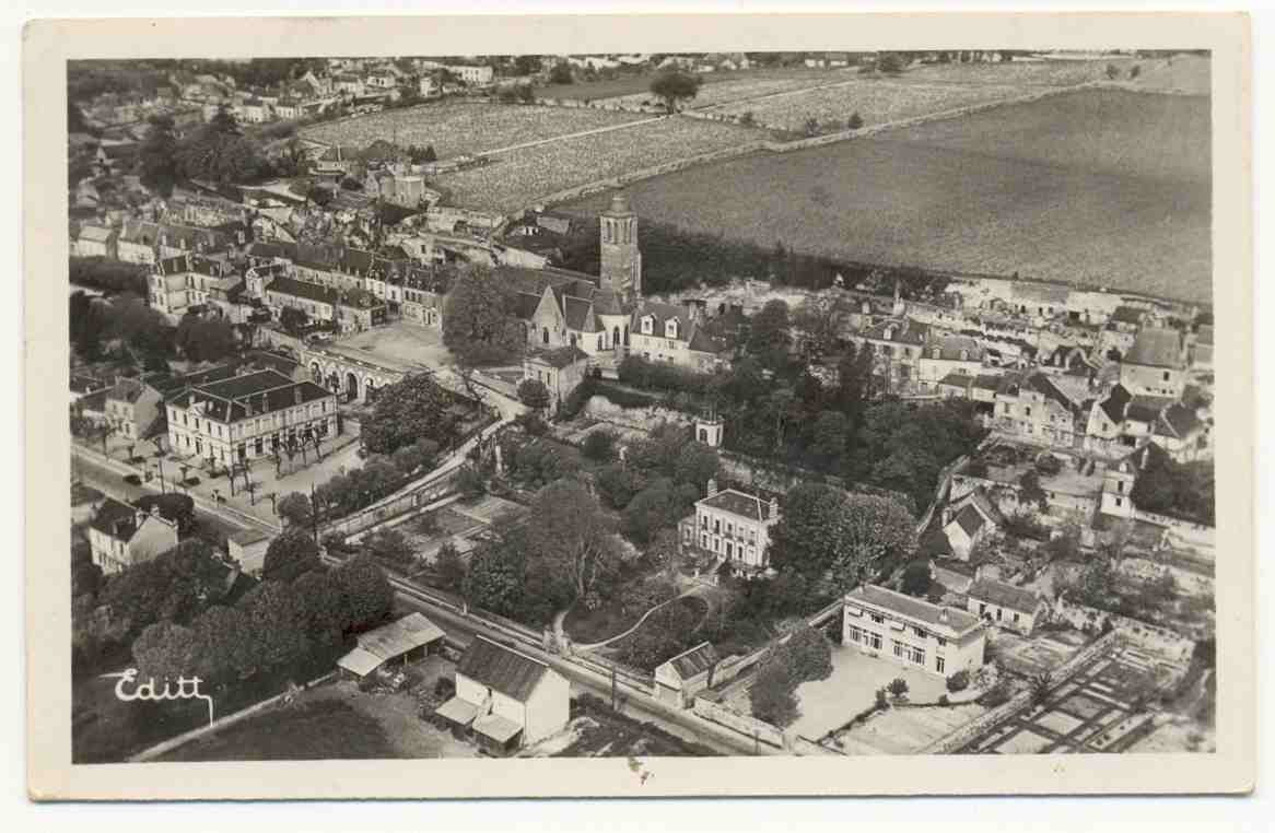 Vouvray ,vue , 1953, Voir Scan ,  (fr 22) - Vouvray