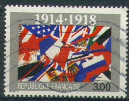 #3003 - France/Armistice, Drapeaux Yvert 3196 Obl - Francobolli