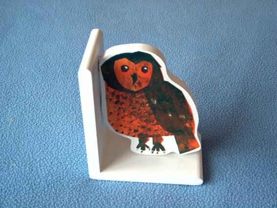 Serre-livres Hibou - Neuf - En Bois - Ref 7866 - Popular Art