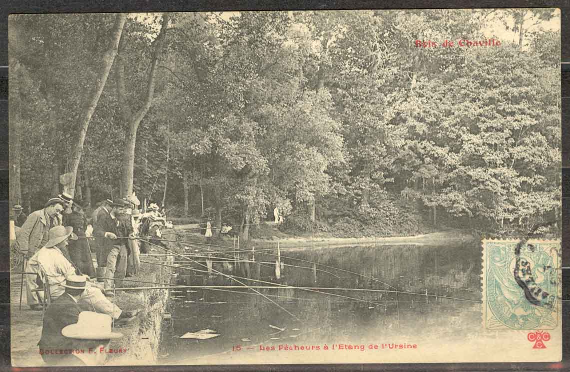 Bois De Chaville. 15- Les Pêcheurs à L'Etang De L'Ursine. Collection F. Fleury. - Chaville