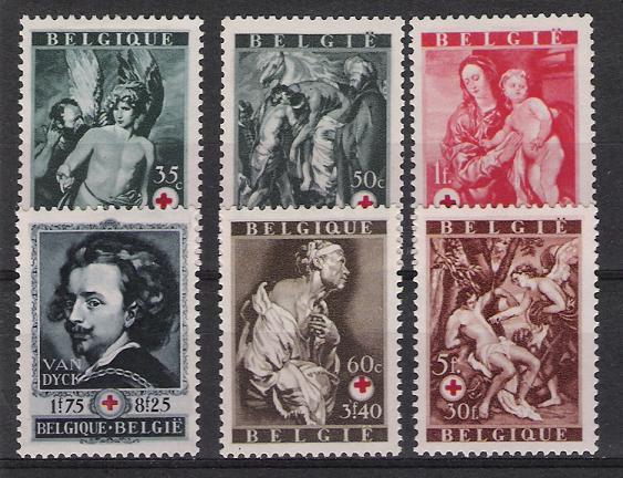 Belgie OCB 647 / 652 (*) - Unused Stamps