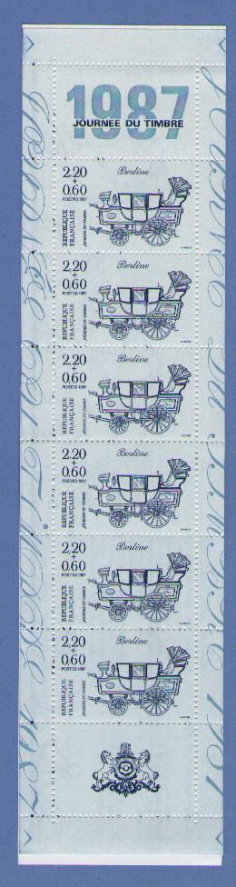 CARNET Journee Du Timbre   (1987) **  ( Cote 10.75 €) - Tag Der Briefmarke