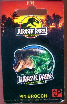 [4000] Pin's Jurassic Parc Brachiosaure Sur Support Carton - Kino