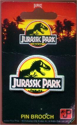 [4003] Pin's Jurassic Parc Sur Support Carton - Kino