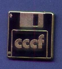 Pin's DISQUETTE CCCF SIGNE SOFREC [4154] - Computers
