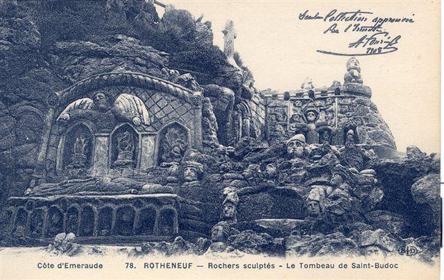 ROTHENEUF - Rochers Sculptés - Le Tombeau De Saint-Budoc - Rotheneuf