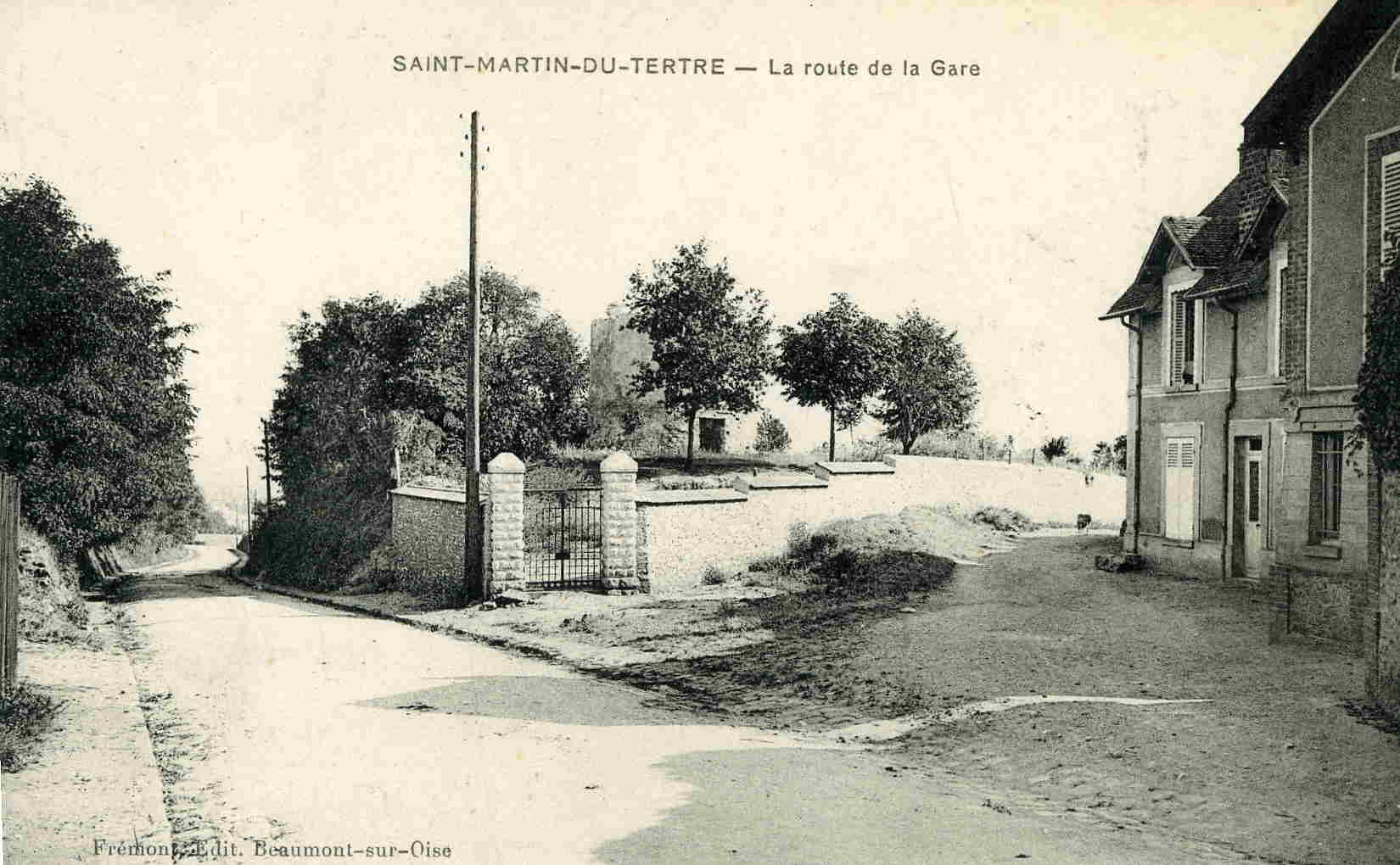 SAINT-MARTIN-DU-TERTRE - La Route De La Gare - Saint-Martin-du-Tertre