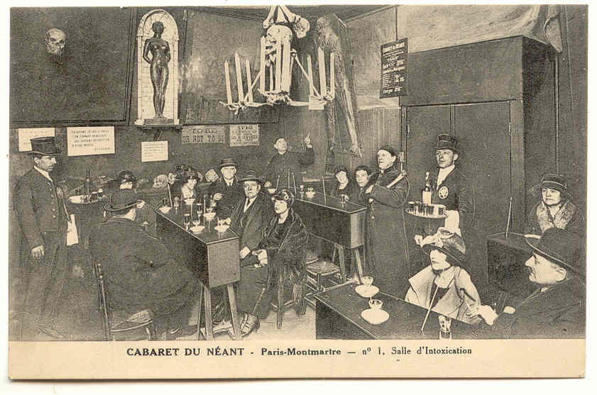 PARIS. Cabaret Du Neant. No. 1 Salle D'intoxication - Paris Bei Nacht