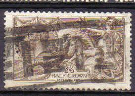 Grande-Bretagne Great Britain Sea Horse 2/6 SG 413a Obl - Lettres & Documents