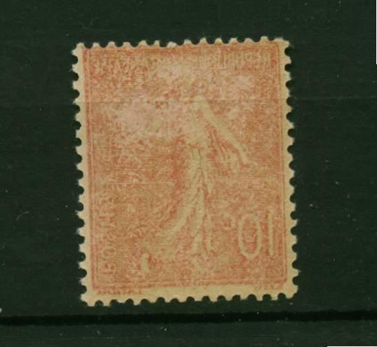 France * N° 129  10c Rose Recto Verso  Semeuse Fond Lignée - 1903-60 Säerin, Untergrund Schraffiert