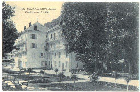 73 - Brides-les-Bains - Etablissement Et Le Parc - Ed. F. De Migieu - Brides Les Bains