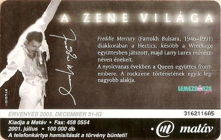 Hungary - Freddie Mercury - Hongrie