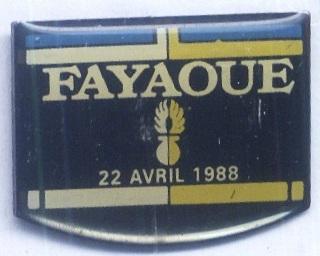 Gendarmerie Fayaoue 22 Avril 1988 - Police