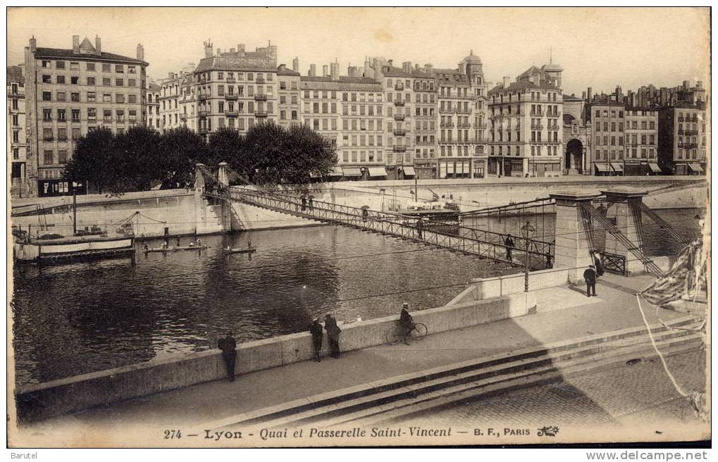 LYON 2 - Quai Et Passerelle Saint-Vincent - Lyon 2