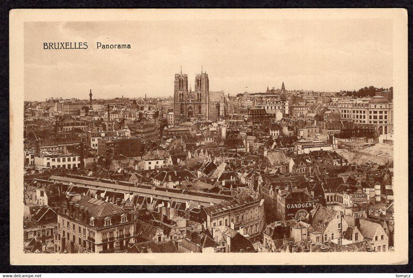 Postcard Bruxelles - Panorama 190?-1?, Not Used - Mehransichten, Panoramakarten