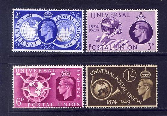 Great Britian #276-79    ** U.P.U. - Unused Stamps