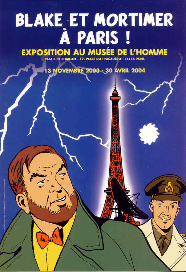 JACOBS E.P. "Blake Et Mortimer à Paris" - CP - Blake & Mortimer