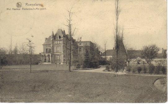 ROESELARE  Het Kasteel Rodenbach Mergaert - Roeselare