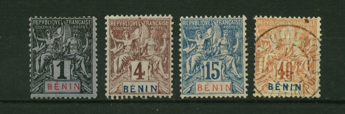 Benin *,oblit N° 33 - 34 - 38 - 42 - Other & Unclassified