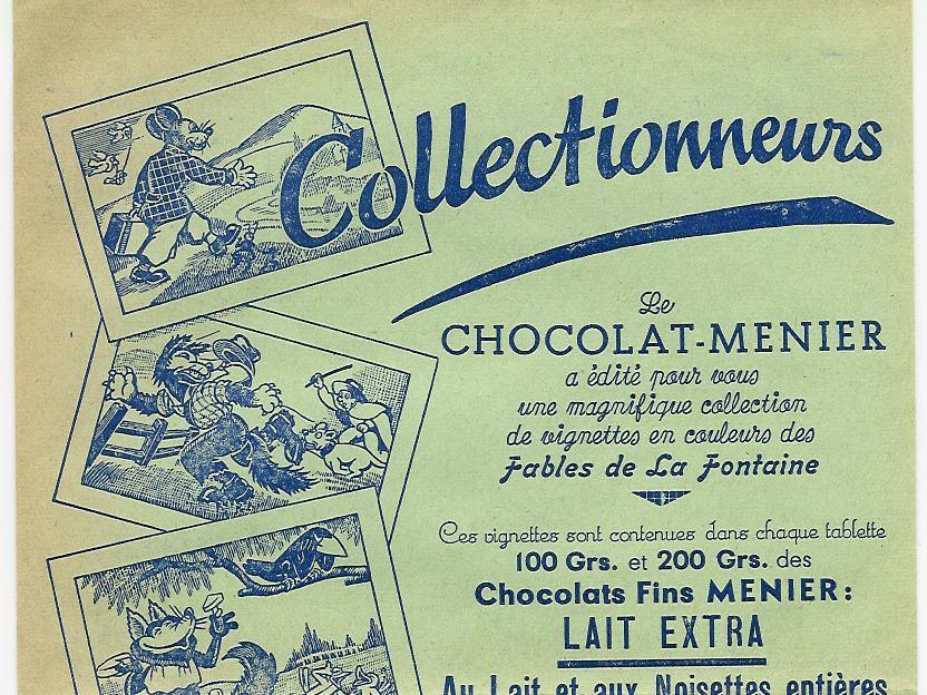 Publicité 14 X 22 Cm  Chocolat Menier - Chocolat