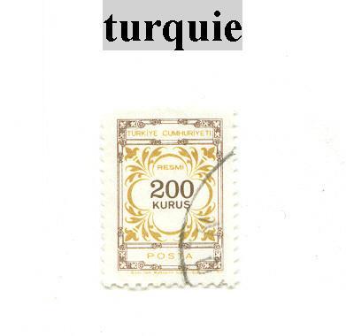 Timbre De Turquie - Other & Unclassified