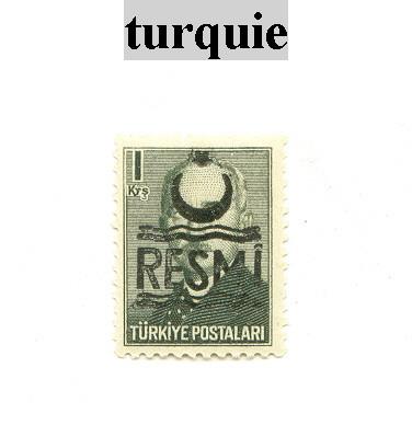 Timbre De Turquie - Autres & Non Classés