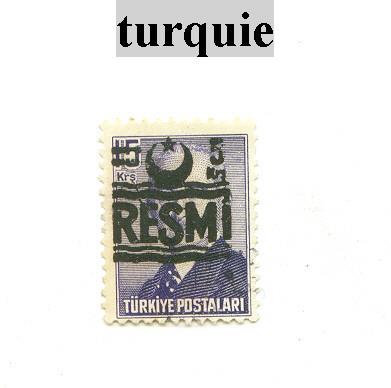 Timbre De Turquie - Autres & Non Classés