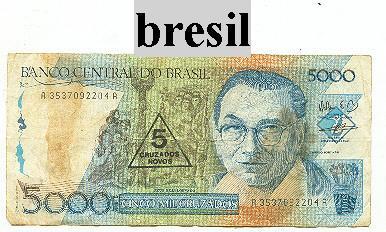 Billet Du Bresil - Brazilië
