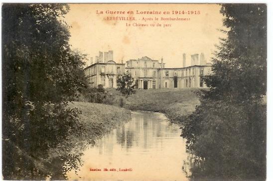 GERBEVILLER-le Chateau Vu Du Parc (04-385) - Gerbeviller