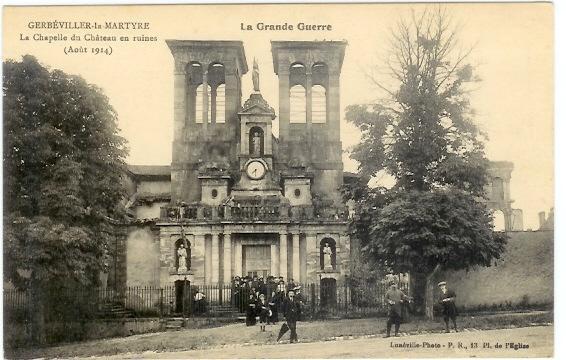 GERBEVILLER-la Chapelle Du Chateau En Ruines (04-402) - Gerbeviller