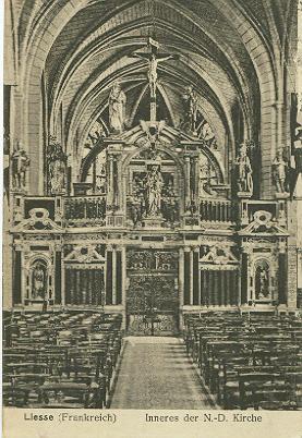 Liesse (Frankreich) Inneres De N.-D. Kirche - Sissonne