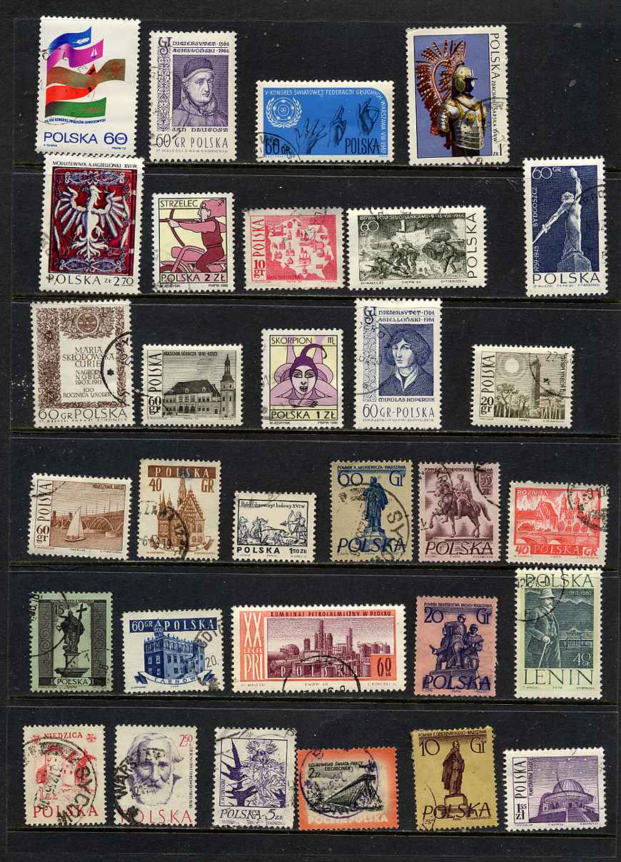 Pologne Petit Lot 31 Timnbres Oblitérés - Collections