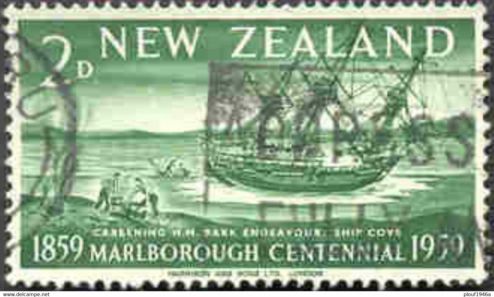 Pays : 362,1 (Nouvelle-Zélande : Dominion Britannique) Yvert Et Tellier N° :   375 (o) - Used Stamps