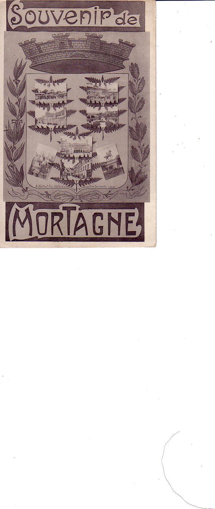 MORTAGNE. Souvenir De Mortagne. - Mortagne Au Perche