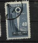 YT N°1410  OBLITERE TURQUIE - Unused Stamps