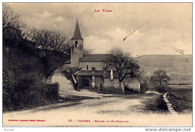 CORDES - Eglise Du Saint-Crucifix - Cordes