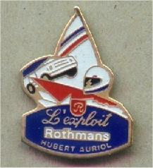 PIN'S VINCENT AURIOL ROTHMANS (4748) - Rallye