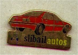 PIN'S CREDIT LYONNAIS SLIBAIL AUTOS (4555) - Banks