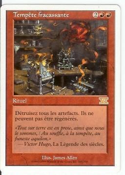 Tempete Fracassante           Sixieme Edition - Cartes Rouges